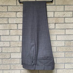 Men’s Brooks Brothers Regent checked brown 36W 32L